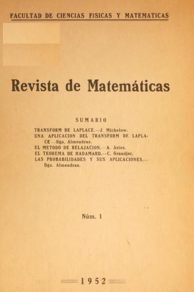 											Ver Núm. 1 (1952): Año 1952
										