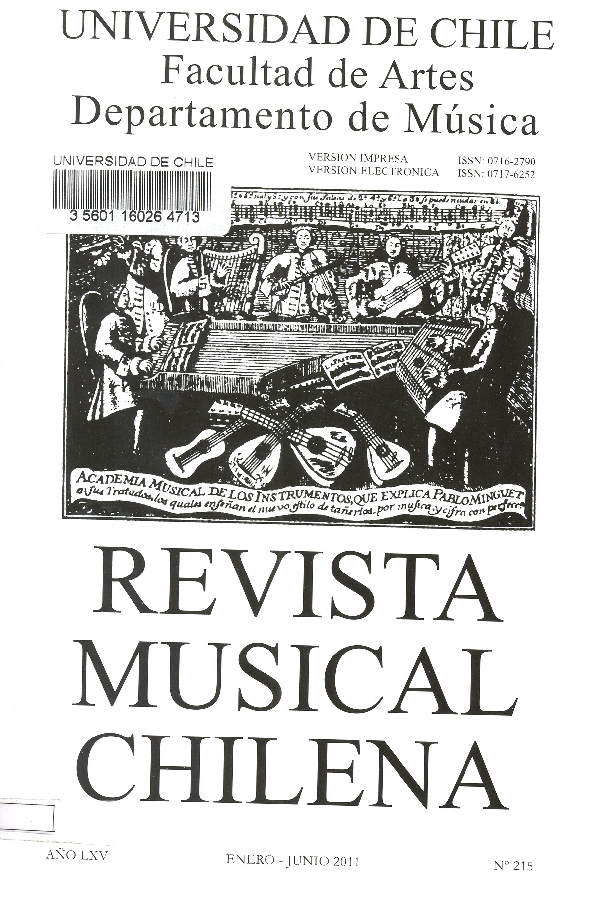 											Visualizar v. 65 n. 215 (2011): Enero - Junio
										