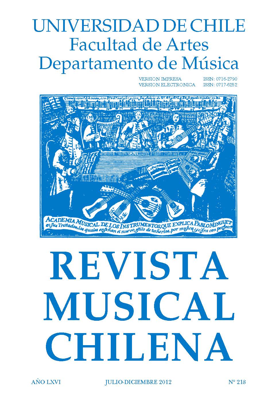 											Visualizar v. 66 n. 218 (2012): Julio - Diciembre
										